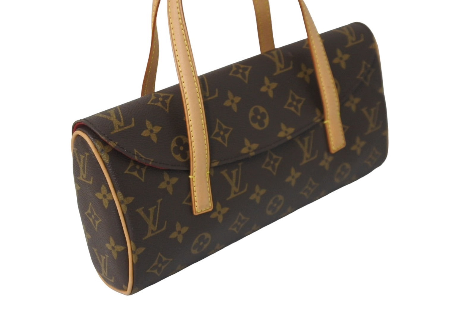 LOUIS VUITTON ルイヴィトン ソナチネ モノグラム ハンドバッグ M51902 PVC ブラウン 美品 中古 63728 –  Casanova Vintage