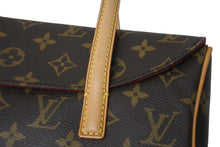 画像をギャラリービューアに読み込む, LOUIS VUITTON ルイヴィトン ソナチネ モノグラム ハンドバッグ M51902 PVC ブラウン 美品 中古 63728
