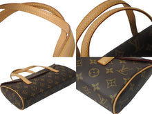 画像をギャラリービューアに読み込む, LOUIS VUITTON ルイヴィトン ソナチネ モノグラム ハンドバッグ M51902 PVC ブラウン 美品 中古 63728
