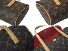 画像をギャラリービューアに読み込む, LOUIS VUITTON ルイヴィトン ソナチネ モノグラム ハンドバッグ M51902 PVC ブラウン 美品 中古 63728