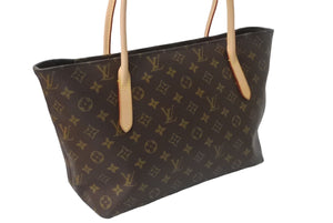 Very Good Condition LOUIS VUITTON Monogram Raspail PM Tote Bag M40608 Canvas Brown Beige Used 63729