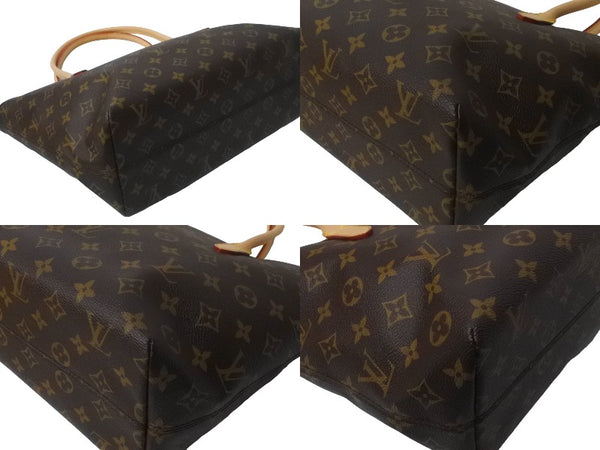 Very Good Condition LOUIS VUITTON Monogram Raspail PM Tote Bag M40608 Canvas Brown Beige Used 63729