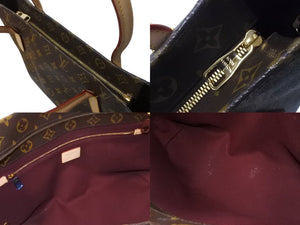 Very Good Condition LOUIS VUITTON Monogram Raspail PM Tote Bag M40608 Canvas Brown Beige Used 63729