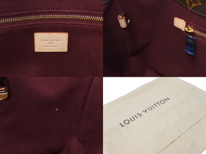 Very Good Condition LOUIS VUITTON Monogram Raspail PM Tote Bag M40608 Canvas Brown Beige Used 63729