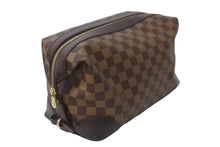 画像をギャラリービューアに読み込む, 極美品 LOUIS VUITTON ルイヴィトン ヴァスラブ ウォッシュバッグ クラッチバッグ N41538 ダミエ ブラウン 中古 63731
