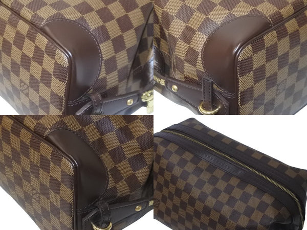 極美品 LOUIS VUITTON ルイヴィトン ヴァスラブ ウォッシュバッグ クラッチバッグ N41538 ダミエ ブラウン 中古 63731