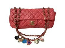 Load image into Gallery viewer, CHANEL シャネル マトラッセ 25cm イーストウッド バレンタインシリーズ ショルダーバッグ A46514 ラムスキン ピンク ゴールド金具 美品 中古 63738