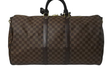 画像をギャラリービューアに読み込む, 極美品 LOUIS VUITTON ルイヴィトン ボストンバッグ キーポルバンドリエール 55 ダミエキャンバス ブラウン N41414 中古 63744