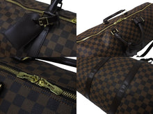 画像をギャラリービューアに読み込む, 極美品 LOUIS VUITTON ルイヴィトン ボストンバッグ キーポルバンドリエール 55 ダミエキャンバス ブラウン N41414 中古 63744