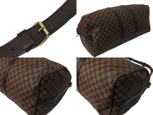 画像をギャラリービューアに読み込む, 極美品 LOUIS VUITTON ルイヴィトン ボストンバッグ キーポルバンドリエール 55 ダミエキャンバス ブラウン N41414 中古 63744