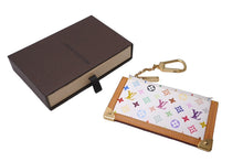 Load image into Gallery viewer, LOUIS VUITTON ルイヴィトン コインケース ポシェット クレ マルチカラー 村上隆 ホワイト M92655 美品 中古 63755