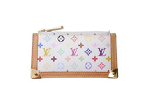 Load image into Gallery viewer, LOUIS VUITTON ルイヴィトン コインケース ポシェット クレ マルチカラー 村上隆 ホワイト M92655 美品 中古 63755