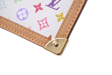 Load image into Gallery viewer, LOUIS VUITTON ルイヴィトン コインケース ポシェット クレ マルチカラー 村上隆 ホワイト M92655 美品 中古 63755