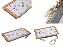 Load image into Gallery viewer, LOUIS VUITTON ルイヴィトン コインケース ポシェット クレ マルチカラー 村上隆 ホワイト M92655 美品 中古 63755