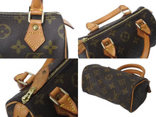 画像をギャラリービューアに読み込む, LOUIS VUITTON ルイヴィトン ハンドバッグ ミニスピーディ モノグラム ブラウン M41534 PVC レザー ゴールド金具 美品 中古 63771