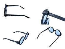 画像をギャラリービューアに読み込む, 新品未使用品 KAWS カウズ×SONS+DAUGHTERS サングラス メガネ キッズ用 ラウンド型 41-18-120 プラスチック ブラック 中古 63777