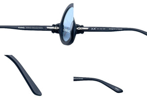 New and unused KAWS x SONS+DAUGHTERS Sunglasses Glasses for Kids Round 41-18-120 Plastic Black Used 63777