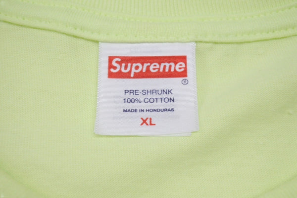 新品未使用 Supreme シュプリーム Playboi Carti プレイボイ カルティ PHOTO TEE 半袖Ｔシャツ イエロー サイズXL FW25T50 中古 4b006378