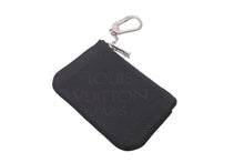 画像をギャラリービューアに読み込む, LOUIS VUITTON ルイヴィトン ポシェット クレ コインケース M93549 ダミエ ジェアン ブラック シルバー金具 美品 中古 63800