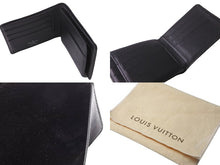 画像をギャラリービューアに読み込む, LOUIS VUITTON ルイヴィトン ポルト ビエ 3 ヴォレ 二つ折り財布 アルドワーズ M30422 タイガ 美品 中古 63801