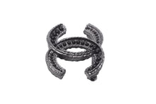 画像をギャラリービューアに読み込む, CHANEL シャネル ブローチ A14B レディース ココマーク ココ アクセサリー 2014年 ブラック シルバー 美品 中古 63819