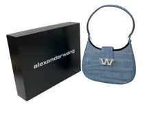 画像をギャラリービューアに読み込む, 新品未使用 Alexander Wang アレキサンダーワン ワンショルダーバッグ 202223R02T ライトブルー ウォッシュドデニム 中古 63821