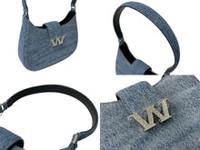 画像をギャラリービューアに読み込む, 新品未使用 Alexander Wang アレキサンダーワン ワンショルダーバッグ 202223R02T ライトブルー ウォッシュドデニム 中古 63821