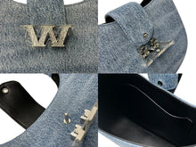 画像をギャラリービューアに読み込む, 新品未使用 Alexander Wang アレキサンダーワン ワンショルダーバッグ 202223R02T ライトブルー ウォッシュドデニム 中古 63821