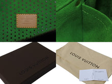 Load image into Gallery viewer, LOUIS VUITTON ルイヴィトン モノグラムペルフォ ポシェット アクセソワール ハンドバッグ ブラウン グリーン M95184 美品 中古 63833
