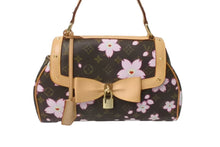 画像をギャラリービューアに読み込む, LOUIS VUITTON ルイ ヴィトン サックレトロPM マロン ハンドバッグ M92012 モノグラムチェリーブロッサム ブラウン 美品 中古 63835