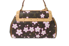 画像をギャラリービューアに読み込む, LOUIS VUITTON ルイ ヴィトン サックレトロPM マロン ハンドバッグ M92012 モノグラムチェリーブロッサム ブラウン 美品 中古 63835