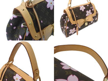 画像をギャラリービューアに読み込む, LOUIS VUITTON ルイ ヴィトン サックレトロPM マロン ハンドバッグ M92012 モノグラムチェリーブロッサム ブラウン 美品 中古 63835