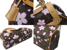 画像をギャラリービューアに読み込む, LOUIS VUITTON ルイ ヴィトン サックレトロPM マロン ハンドバッグ M92012 モノグラムチェリーブロッサム ブラウン 美品 中古 63835