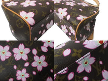 画像をギャラリービューアに読み込む, LOUIS VUITTON ルイ ヴィトン サックレトロPM マロン ハンドバッグ M92012 モノグラムチェリーブロッサム ブラウン 美品 中古 63835