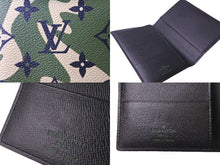 画像をギャラリービューアに読み込む, 極美品 LOUIS VUITTON ルイヴィトン クーヴェルテュール パスポール 村上隆 パスポートケース M58027 カモ 中古 63838