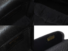 画像をギャラリービューアに読み込む, 極美品 CHANEL シャネル シガレットケース ココマーク A13511 10番台 2006年 キャビアスキン ブラック ゴールド金具 中古 63843