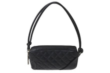 Load image into Gallery viewer, 極美品 CHANEL シャネル ポーチ ハンドバッグ カンボンライン ココマーク 9番台 ブラック ブラック 中古 63882