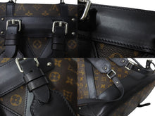 画像をギャラリービューアに読み込む, 新品同様 LOUIS VUITTON ルイヴィトン クリストファーGM モノグラムマカサーリュック M92295 ブラウン ブラック レザー 63887