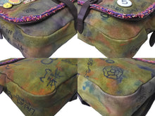 Load image into Gallery viewer, 極美品 CHANEL シャネル ショルダーバッグ ココマーク エンブロイダリー グラフィティ 20番台 カーキ シルバー金具 中古 63889