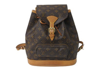 画像をギャラリービューアに読み込む, LOUIS VUITTON ルイヴィトン モノグラム モンスリMM バックパック M51136 ブラウン リュック 美品 中古 63899