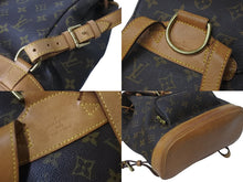 画像をギャラリービューアに読み込む, LOUIS VUITTON ルイヴィトン モノグラム モンスリMM バックパック M51136 ブラウン リュック 美品 中古 63899