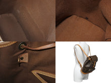 画像をギャラリービューアに読み込む, LOUIS VUITTON ルイヴィトン モノグラム モンスリMM バックパック M51136 ブラウン リュック 美品 中古 63899