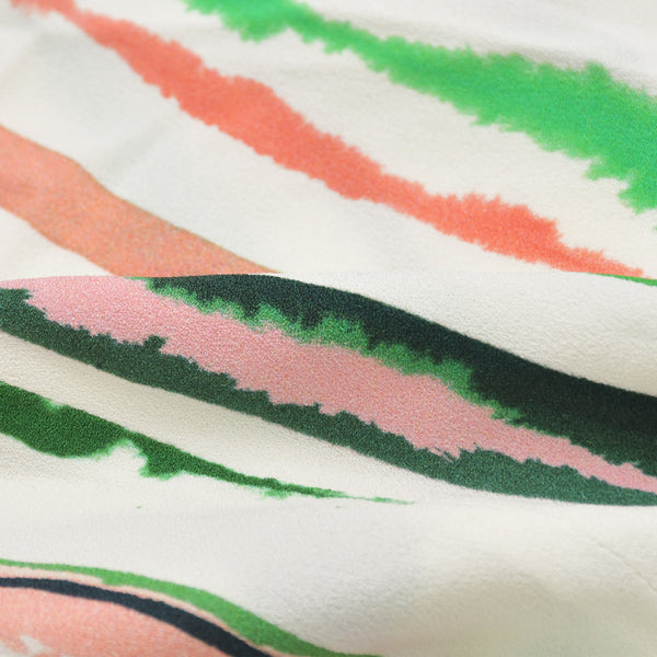極美品 EMILIO PUCCI エミリオプッチ ワンピース プッチ柄 ノースリーブ マルチカラー サイズ34 レーヨン シルク 中古 4a006390