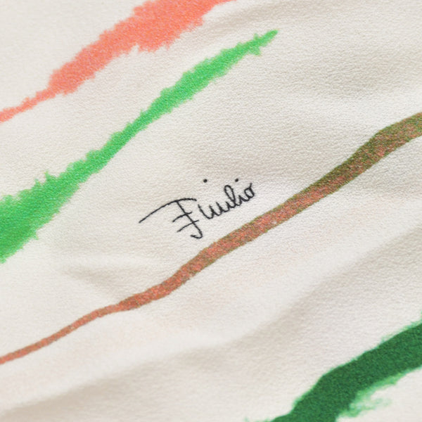 極美品 EMILIO PUCCI エミリオプッチ ワンピース プッチ柄 ノースリーブ マルチカラー サイズ34 レーヨン シルク 中古 4a006390