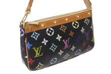 画像をギャラリービューアに読み込む, LOUIS VUITTON ルイヴィトン モノグラムマルチ ポシェット アクセソワ―ル M92648 村上隆 ブラック 美品 中古 63900
