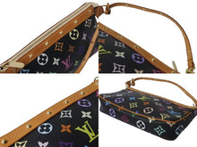 画像をギャラリービューアに読み込む, LOUIS VUITTON ルイヴィトン モノグラムマルチ ポシェット アクセソワ―ル M92648 村上隆 ブラック 美品 中古 63900
