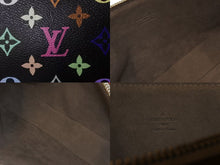 画像をギャラリービューアに読み込む, LOUIS VUITTON ルイヴィトン モノグラムマルチ ポシェット アクセソワ―ル M92648 村上隆 ブラック 美品 中古 63900