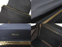 Load image into Gallery viewer, 極美品 Valextra ヴァレクストラ イジィデ ラージ グレー レザー N402869  ハンドバックゴールド金具 美品 中古 63902