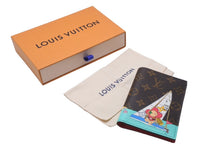 Load image into Gallery viewer, 新品同様 Louis Vuitton ルイ ヴィトン クーヴェルテュールNM パスポートケース 数量限定 IC M69746 ブラウン ピンク 中古 63906