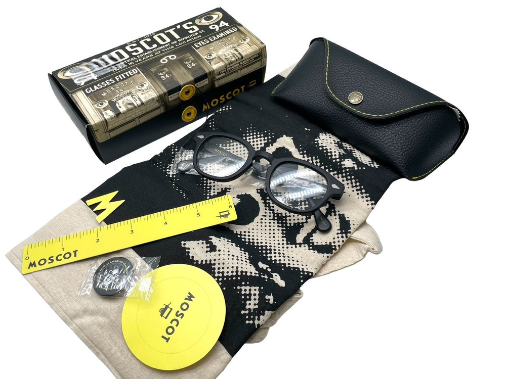Like new MOSCOT Lemtosh eyeglasses, model number 110184616, acetate, black, size 46.◻24-145 Used 63915